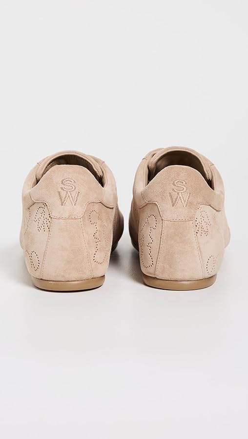Amazon.com | Stuart Weitzman Women's Cruz Sneakers, Adobe